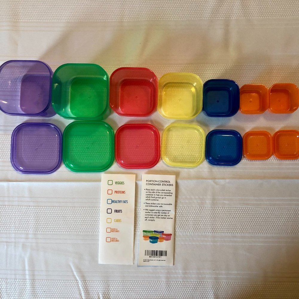 Never Used-Beachbody & Nutrisystem Portion Contain